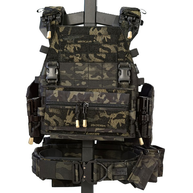 Zestaw taktyczny Plate Carrier (Swimmer's Cut) - Multicam Black